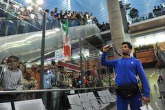 بازگشت تیم ملی کشتی فرنگي‌ به كشور